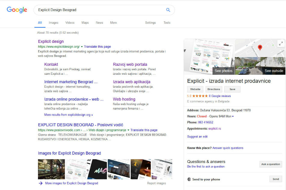 Kako doci do prvog mesta na google?