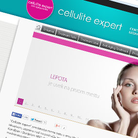 Celulite Expert website redesign